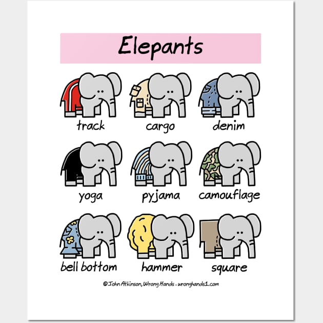 Elepants Wall Art by WrongHands